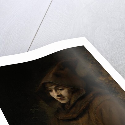 Rembrandt’s Son Titus in a Monk’s Habit by Rembrandt Harmensz. van Rijn