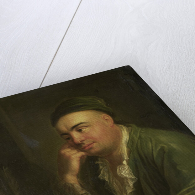 A Man with a Drawing of Flowers, so-called Portrait of Jacob Feitama Jr, Merchant in Amsterdam by Anonymous