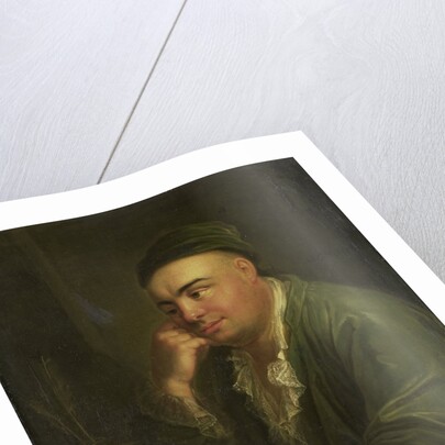 A Man with a Drawing of Flowers, so-called Portrait of Jacob Feitama Jr, Merchant in Amsterdam by Anonymous