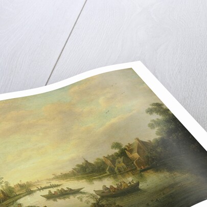 View of a River by Joost Cornelisz. Droochsloot