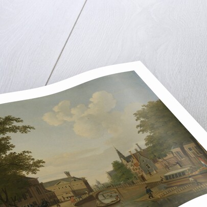 View of the Houtmarkt in Amsterdam, The Netherlands by Hendrik Keun