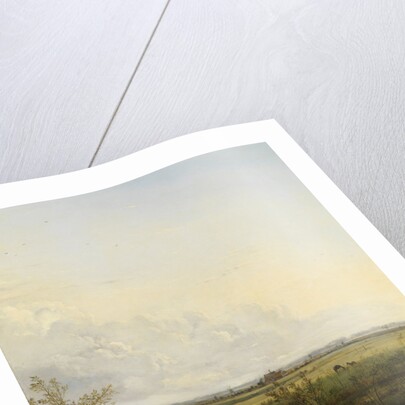 Distant View of the Meadows at ’s-Graveland, The Netherlands by Pieter Gerardus van Os