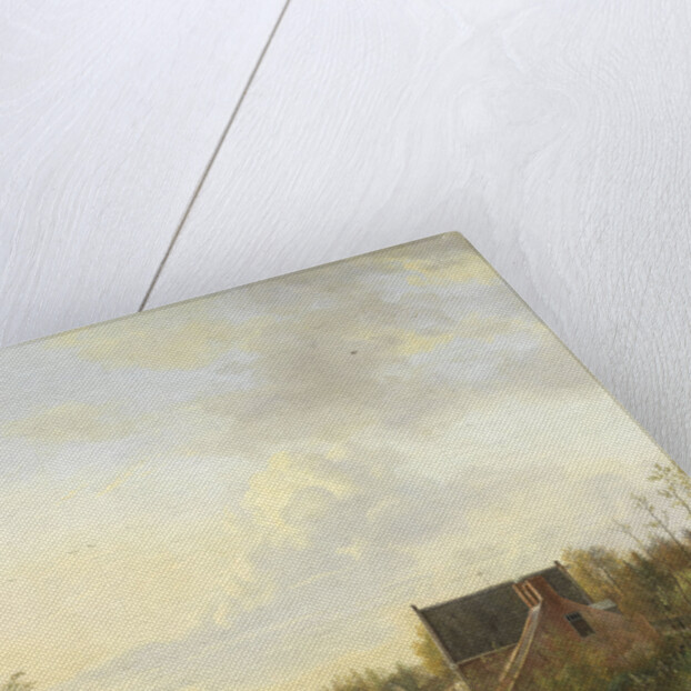 The Canal at ’s-Graveland, The Netherlands by Pieter Gerardus van Os