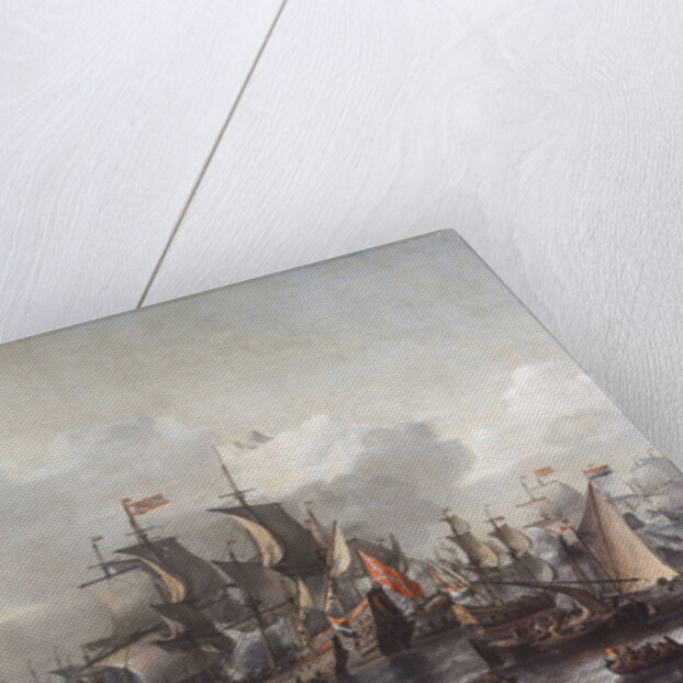 The battle on the Zuiderzee, 1573, The Netherlands, Jan Theunisz. Blanckerhoff by Johannes Kinnema
