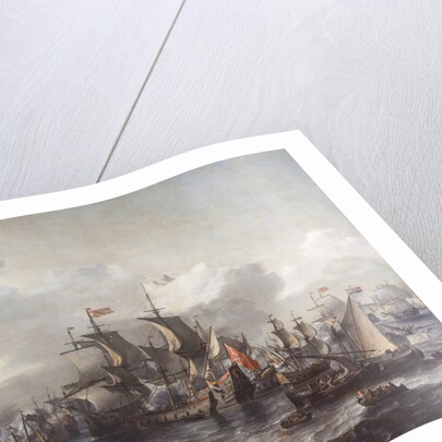 The battle on the Zuiderzee, 1573, The Netherlands, Jan Theunisz. Blanckerhoff by Johannes Kinnema