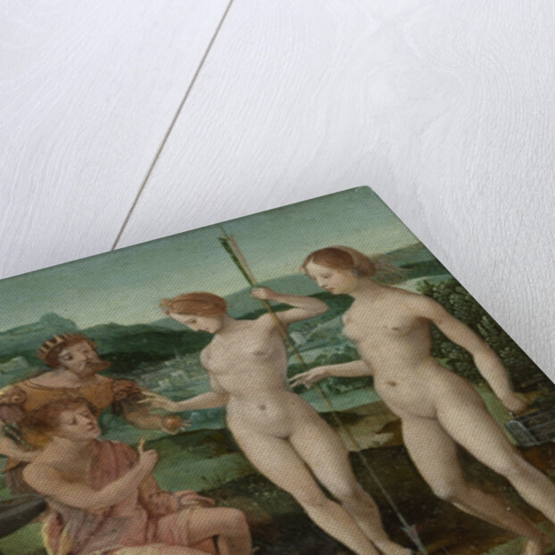 Judgment of Paris by Circle of Master of the Female Half Figures