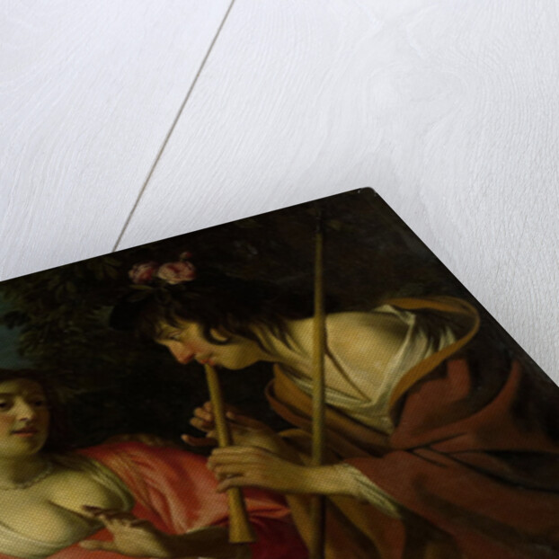 Flute-Playing Shepherd with four Nymphs by Gerard van Honthorst
