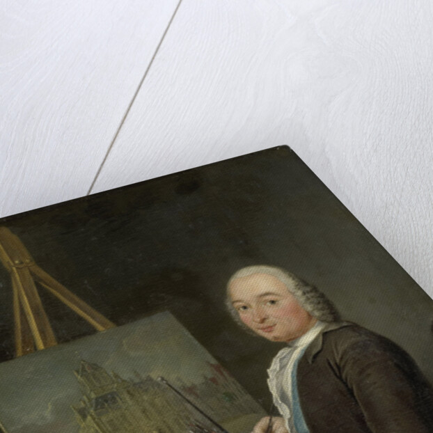 Portrait of Jan ten Compe, Painter and Art Dealer in Amsterdam by Tibout Regters