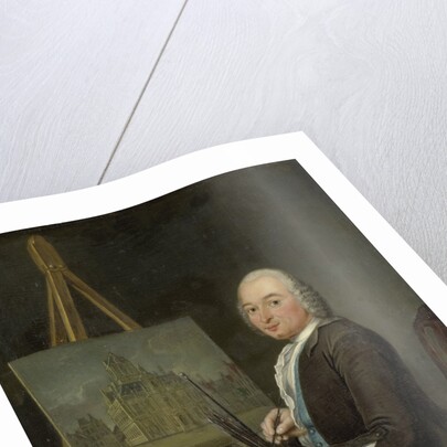 Portrait of Jan ten Compe, Painter and Art Dealer in Amsterdam by Tibout Regters