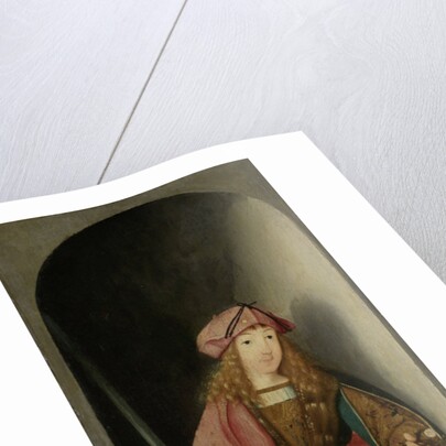 Saint Valerian, left wing of a triptych by Master of the Brunswick Diptych