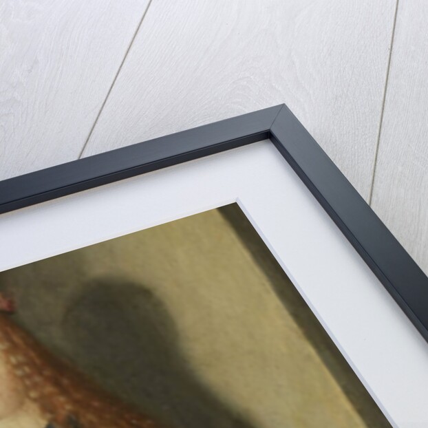 Saint Cecilia, right wing of a triptych by Master of the Brunswick Diptych