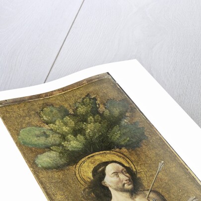 Saint Sebastian by Circle of Meester E.S.