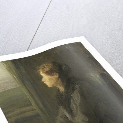 Woman near the window by Jozef Israëls