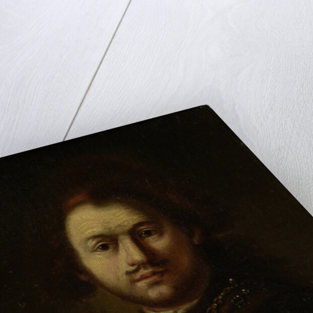 Portrait of Rembrandt Harmensz. van Rijn by Follower of Rembrandt Harmensz. van Rijn