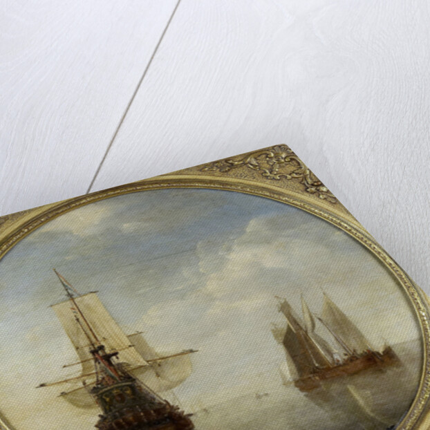 Ships at Anchor by Willem van de Velde II