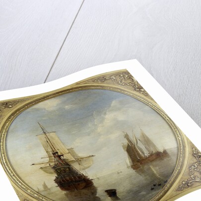 Ships at Anchor by Willem van de Velde II