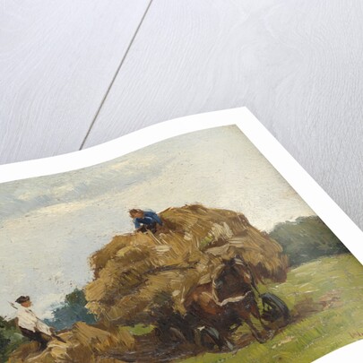 Hay wagon by Willem de Zwart