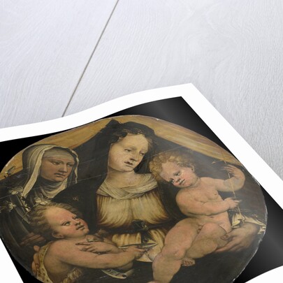 Virgin and Child, John the Baptist and Saint Clare by Anonymous