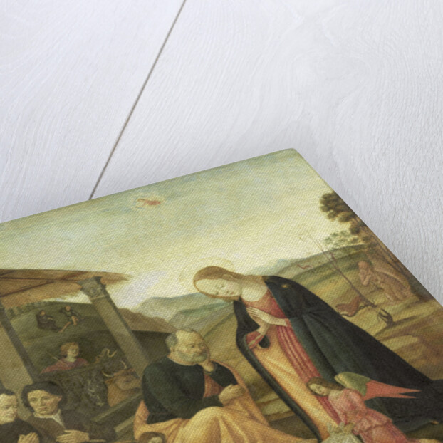 Adoration of the Christ Child by Circle of Jacopo del Sellaio