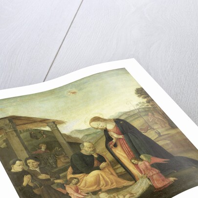 Adoration of the Christ Child by Circle of Jacopo del Sellaio