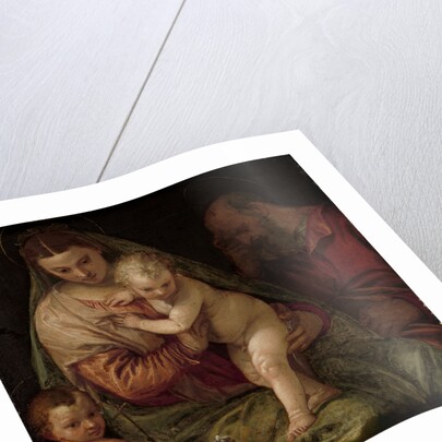 Holy Family with Young Saint John by Workshop of Paolo Veronese