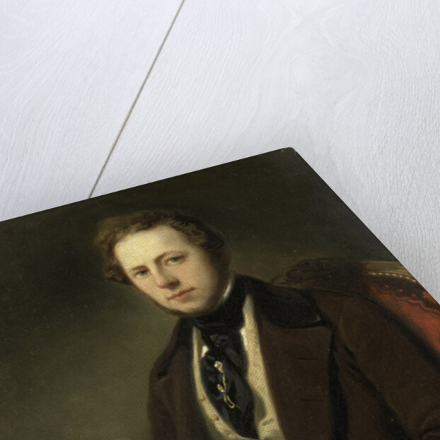 Portrait of a Man, perhaps the Poet Petrus Augustus de Genestet by Nicolaas Pieneman