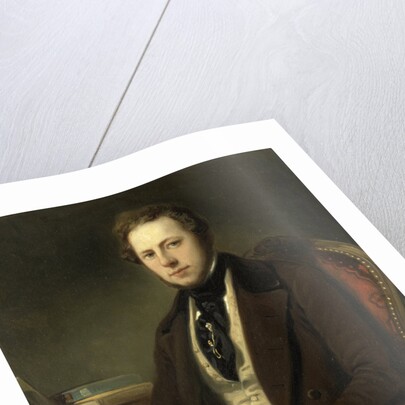 Portrait of a Man, perhaps the Poet Petrus Augustus de Genestet by Nicolaas Pieneman