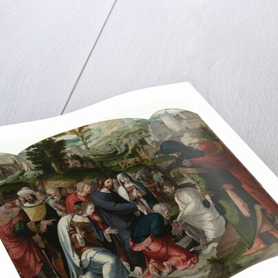 The Raising of Lazarus by Aertgen Claesz van Leyden