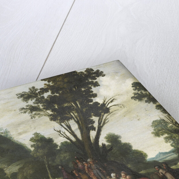 The meeting of Jacob and Esau by Jacob Symonsz Pynas