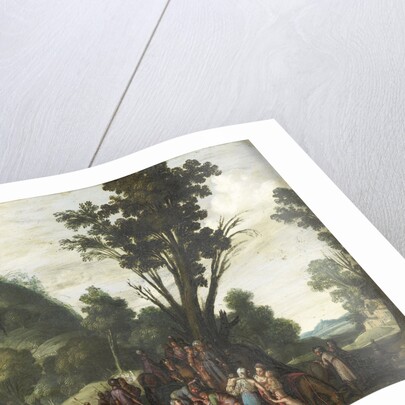 The meeting of Jacob and Esau by Jacob Symonsz Pynas