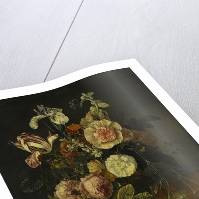Still life with flowers by Jacob van Walscapelle