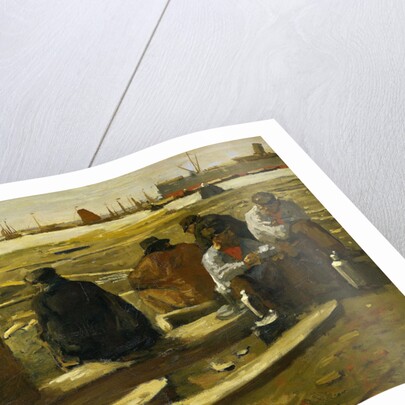 Lunchtime at the Building Site on the Van Diemenstraat in Amsterdam by George Hendrik Breitner