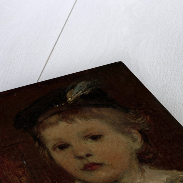 Portrait of Willem, presumably Willem Matthijs Maris Jbzn, son of Jacob Maris by Jacob Maris