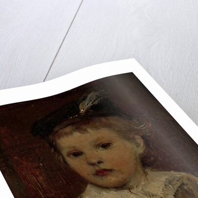 Portrait of Willem, presumably Willem Matthijs Maris Jbzn, son of Jacob Maris by Jacob Maris