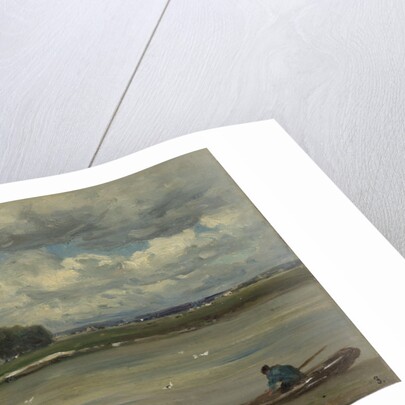 The bridge over the IJssel at Doesburg, The Netherlands by Willem Roelofs I