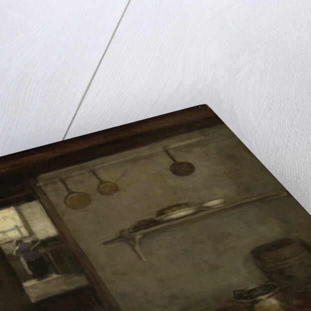 Cellar of the Artist’s Home in The Hague by Johan Hendrik Weissenbruch