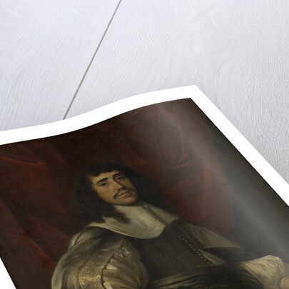 Portrait of a man, thought to be Christoffel van Gangelt by Jacob van Loo