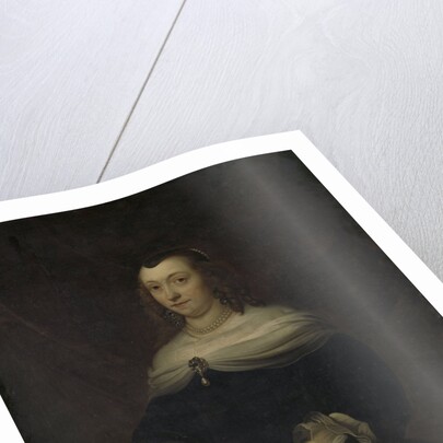Portrait of a woman, thought to be Lucretia Boudaen by Anonymous