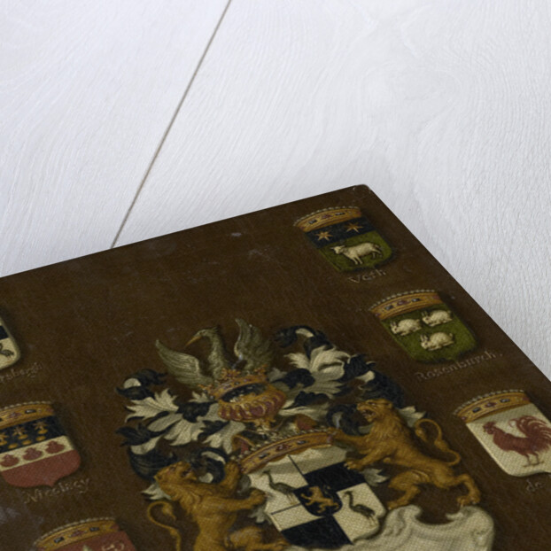 Coat of Arms of Jan van Reyersbergh with its eight quarterings by Anonymous