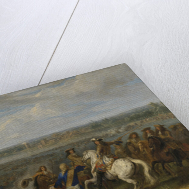 Louis XIV Crossing into the Netherlands at Lobith by Adam Frans van der Meulen