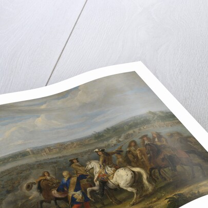 Louis XIV Crossing into the Netherlands at Lobith by Adam Frans van der Meulen