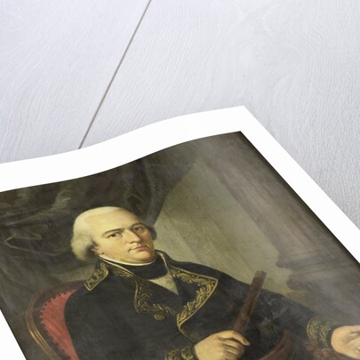 Portrait of Pieter Gerardus van Overstraten, Governor-General of the Dutch East Indies by Adriaan de Lelie