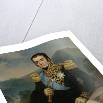 Posthumous Portrait of Herman Willem Daendels, Governor-General of the Dutch East Indies by Raden Sarief Bastaman Saleh