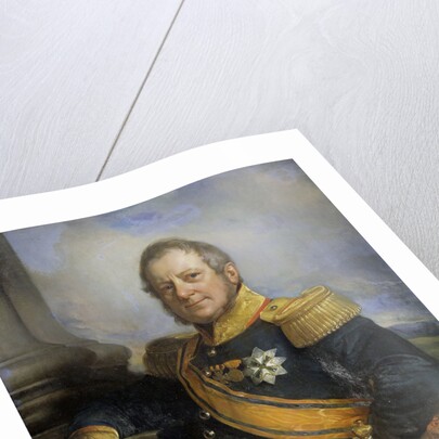 Portrait of Hendrik Merkus, Baron de Kock, Army Commandant and after 1826 Lieutenant Governor-General of the Dutch East Indies by Cornelis Kruseman