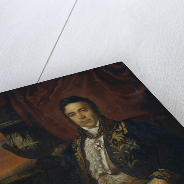 Portrait of Jean Chrétien Baud, Governor-General ad interim of the Dutch East Indies by Raden Sarief Bastaman Saleh