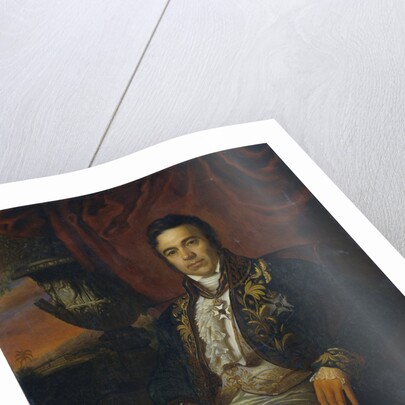 Portrait of Jean Chrétien Baud, Governor-General ad interim of the Dutch East Indies by Raden Sarief Bastaman Saleh