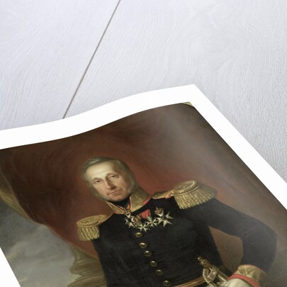 Portrait of Dominique Jacques de Eerens, Governor-General of the Dutch East Indies by Cornelis Kruseman