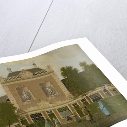 The Garden and Coach House of 524 Keizersgracht in Amsterdam by Hendrik Keun