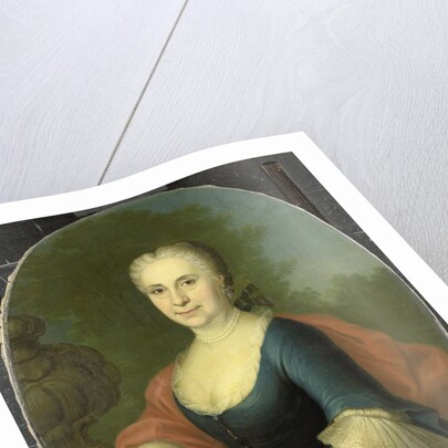 Portrait of Cornelia van Schuylenburgh, Wife of Diederik van Bleyswijk by Conrad Kuster