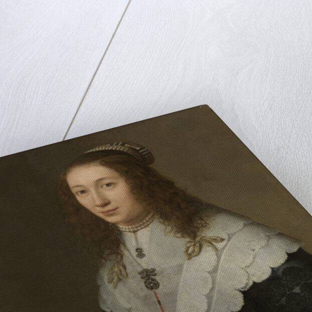 Portrait of Catharina van Well, Wife of Guilliaam van Bleyswijk by Gerard van Kuijl